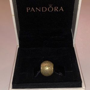 Gold glitter ball